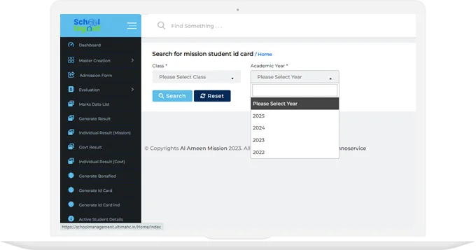 School ID Card Example